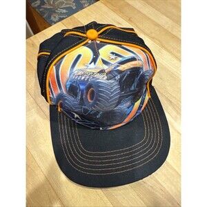 Monster Jam Hat Cap Adult SnapBack Monster Trucks Throwdown Black/Orange Logo